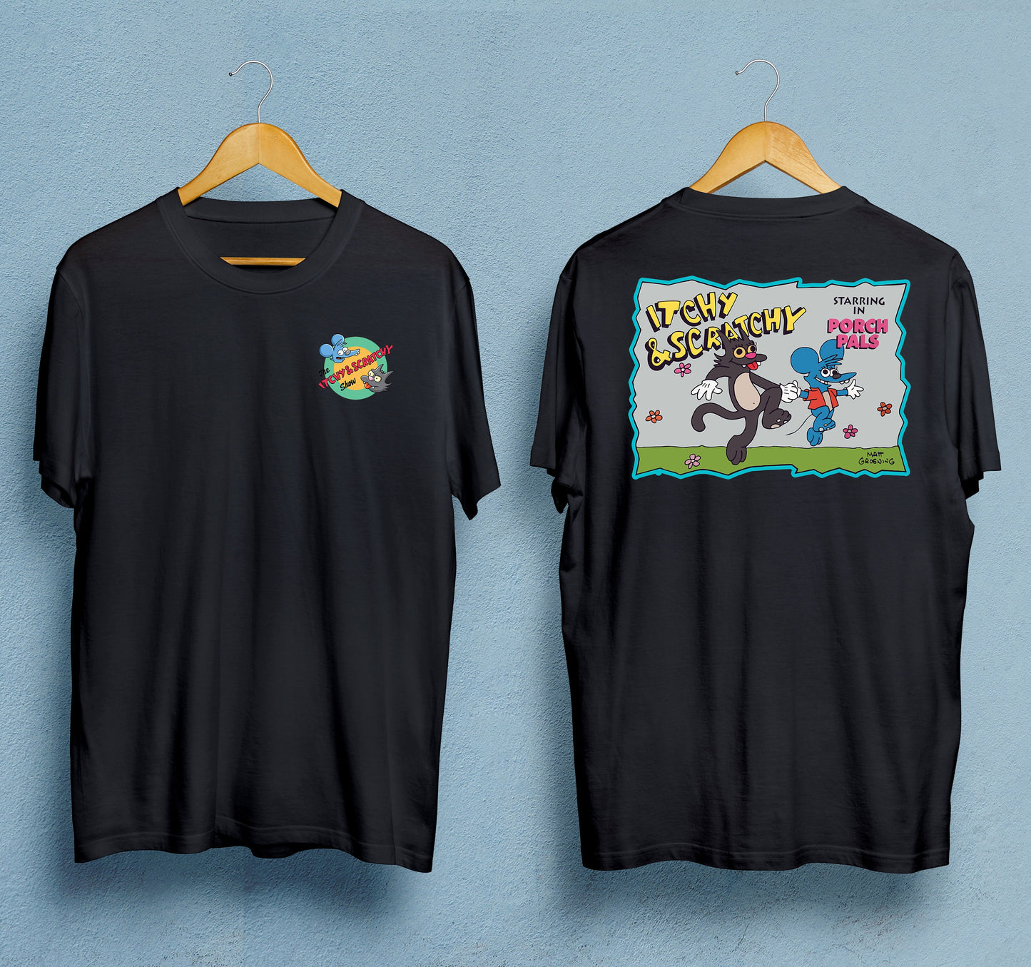 Itchy & Scratchy Porch Pals T-Shirt