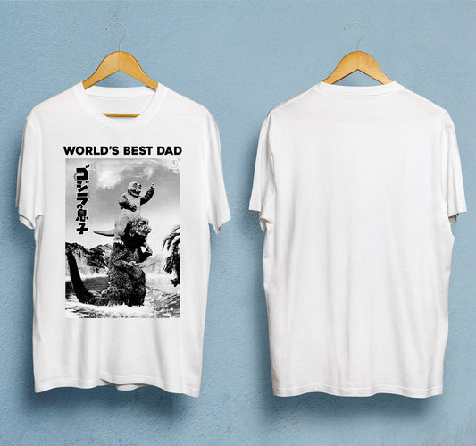 Worlds Best Dad Godzilla T-Shirt