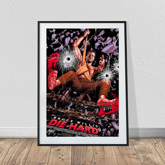 Die Hard Bruce Willis Movie Poster Cover (24" x 36")