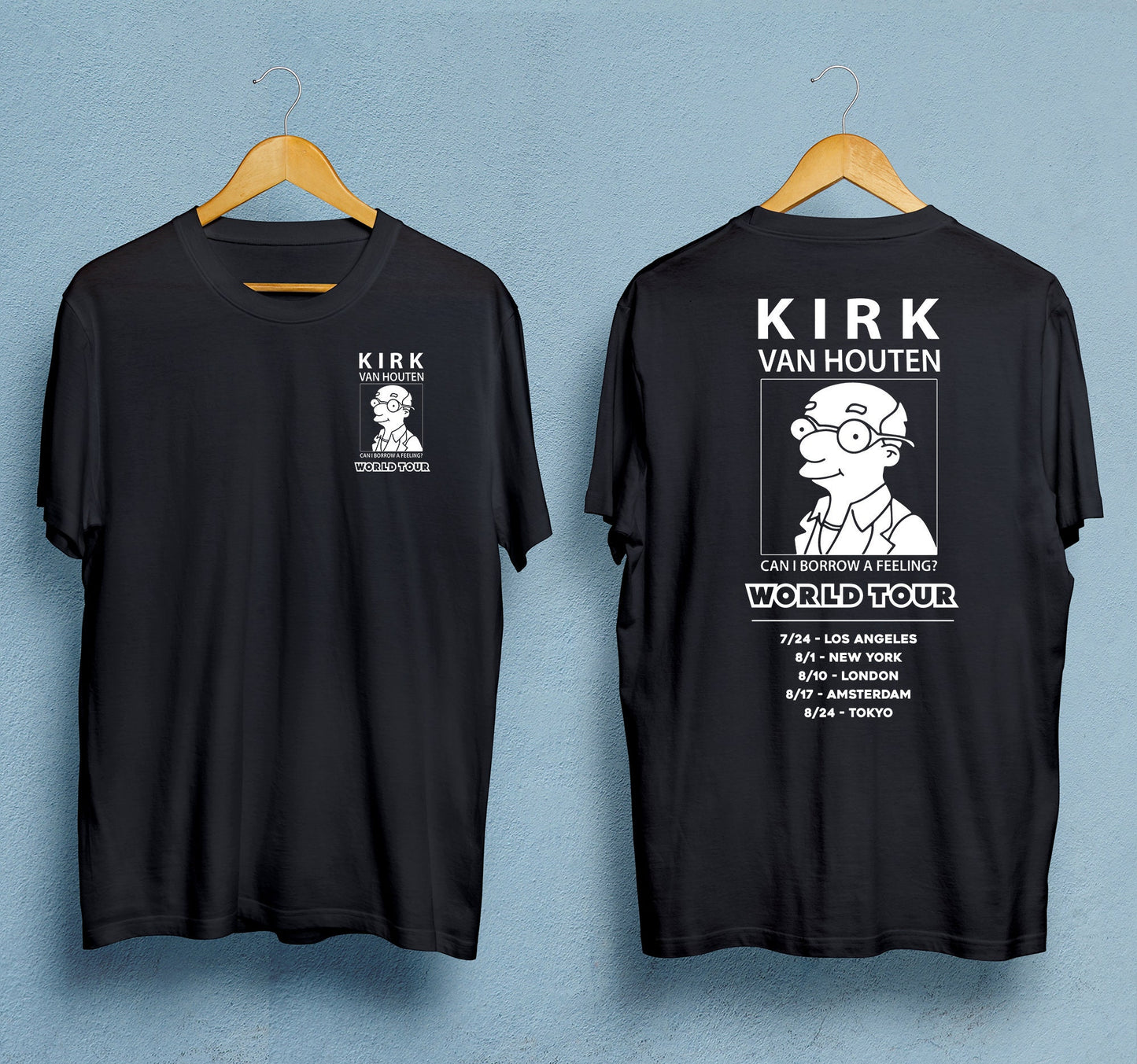 Kirk Van Houten "Can I Borrow a Feeling" World Tour T-Shirt