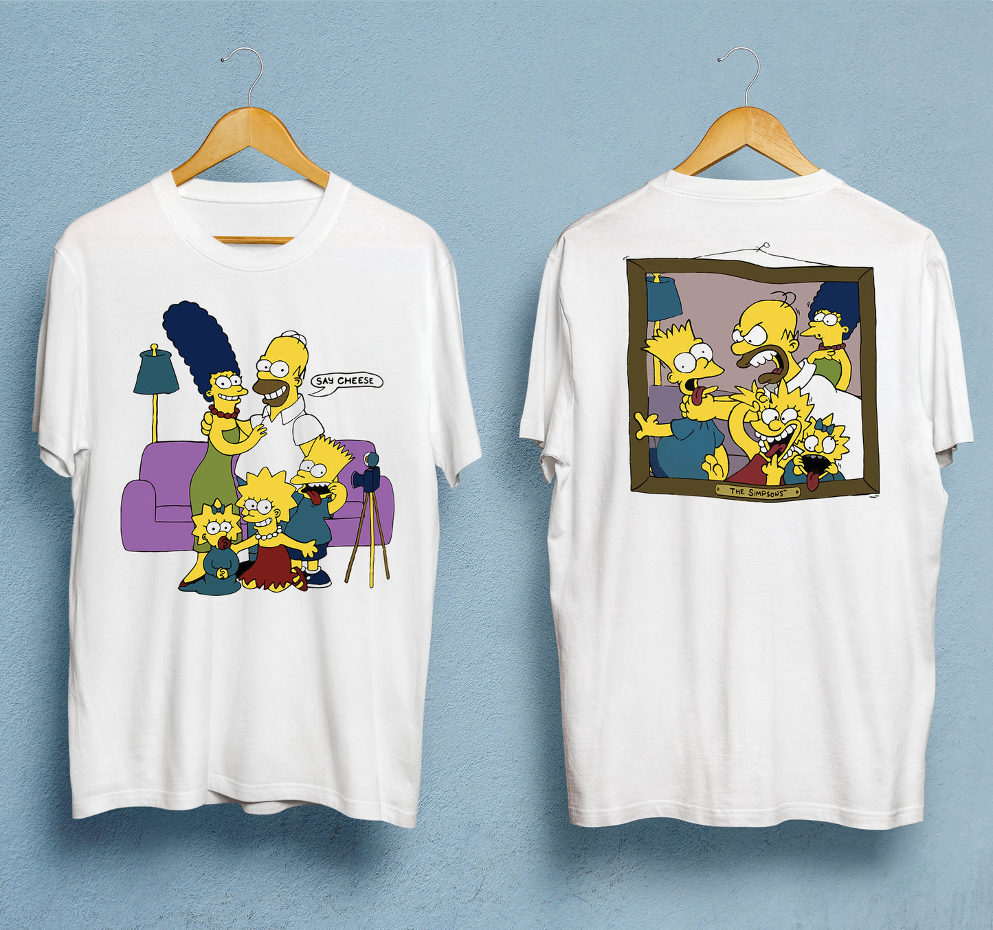 Say Cheese - Simpsons Retro T-Shirt