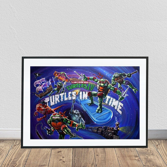 Teenage Mutant Ninja Turtles IV "Turtles In Time" Arcade Game Poster (24" x 36")