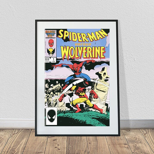Spider-Man vs Wolverine 1986 Poster (36" x 24")