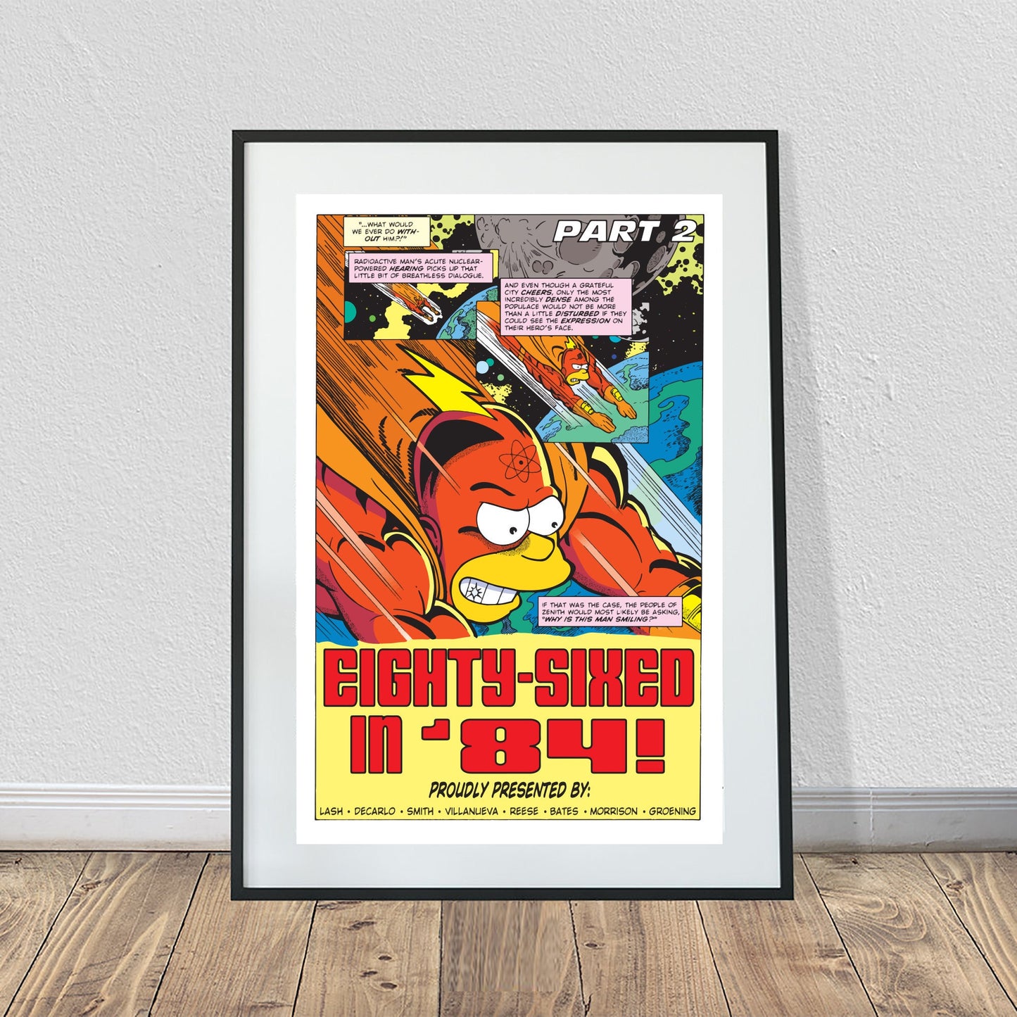 Radioactive Man 86th in '84 Comic Poster (24" x 36")