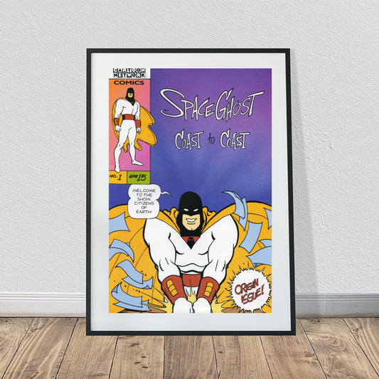Space Ghost Coast to Coast Comic Poster (24" x 36")