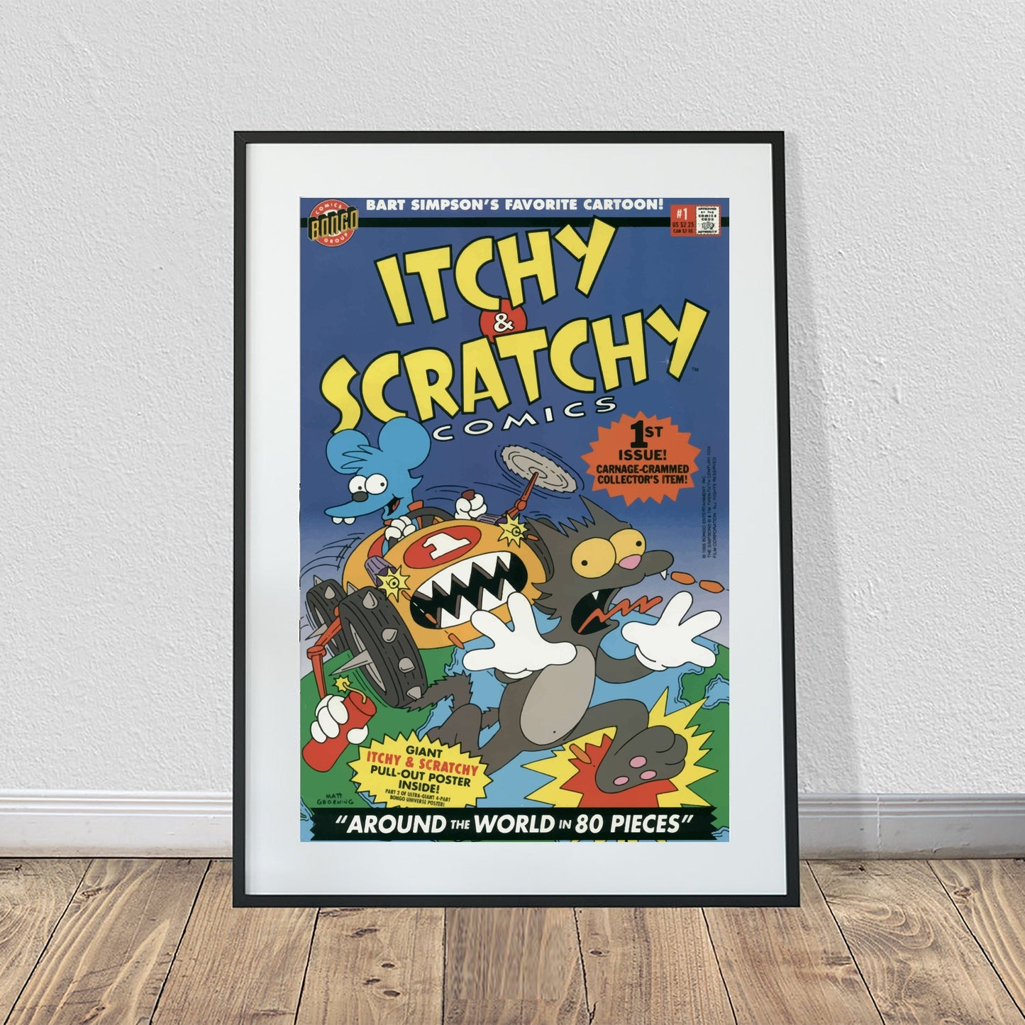 Itchy and Scratchy Comic Issue #1 Poster (24" x 36")