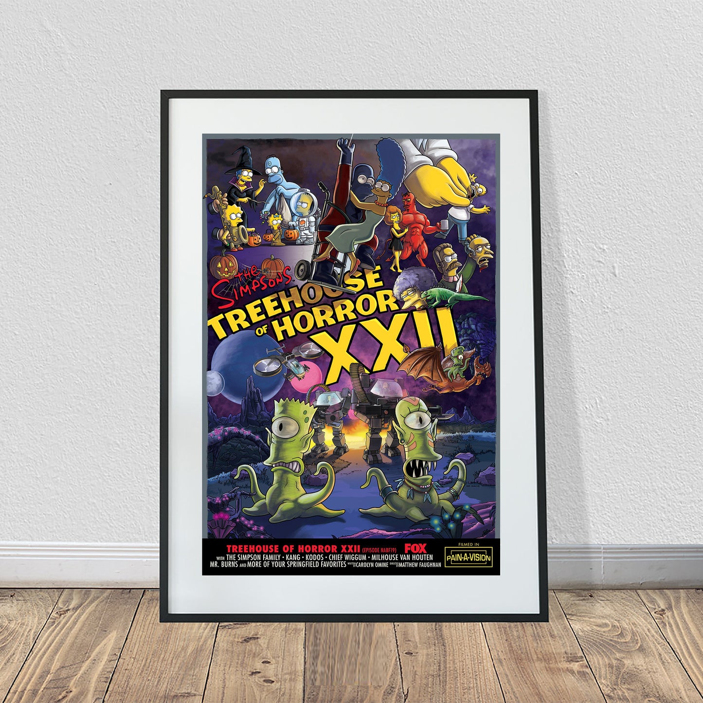 Treehouse of Horror XXII Poster (24" x 36")