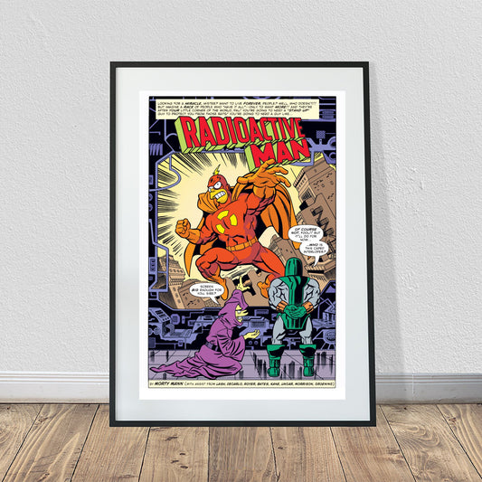 Radioactive Man & Doctor Doom Comic Poster (24" x 36")