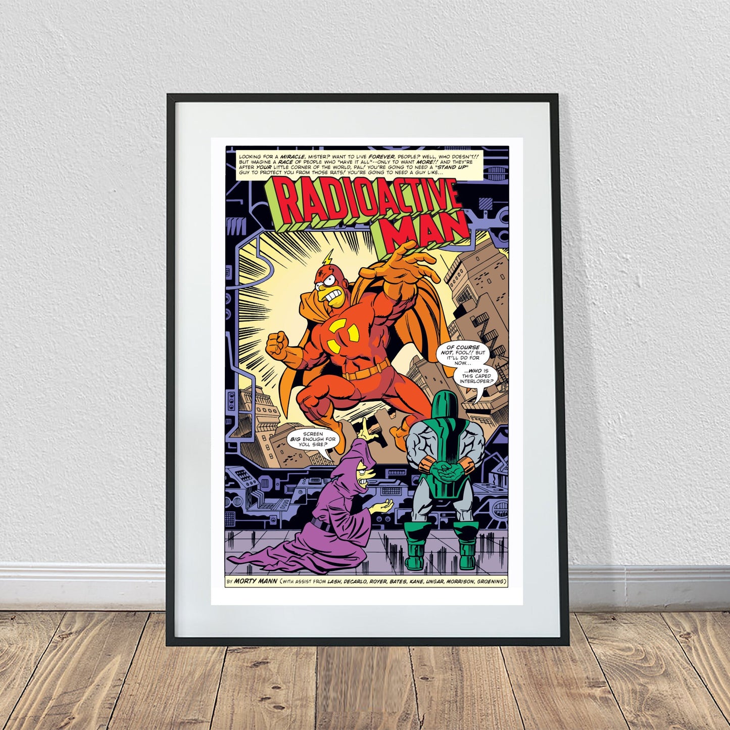 Radioactive Man & Doctor Doom Comic Poster (24" x 36")