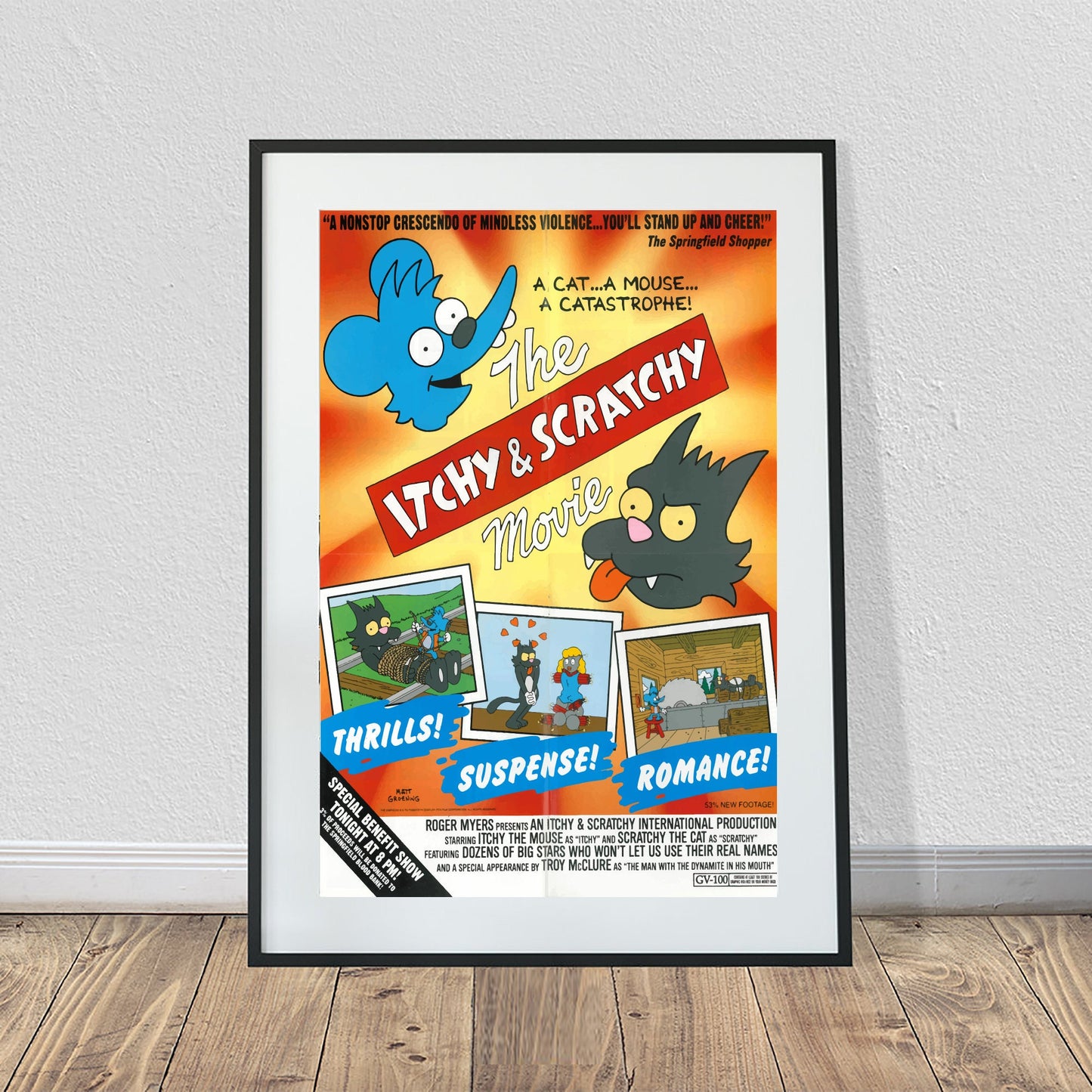 Itchy and Scratchy Movie Poster (24" x 36")