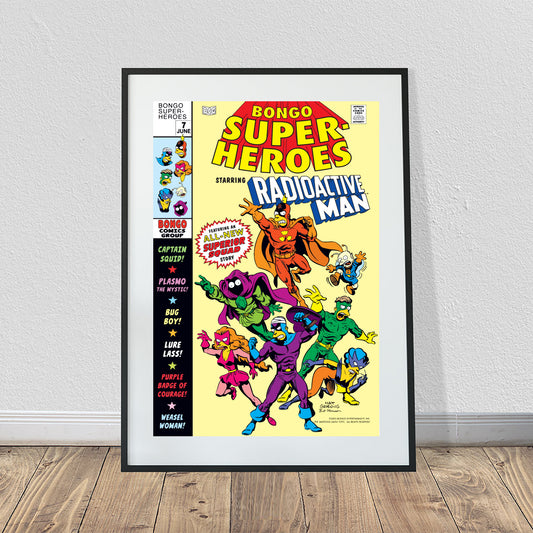 Radioactive Man Super Heroes Poster (24" x 36")