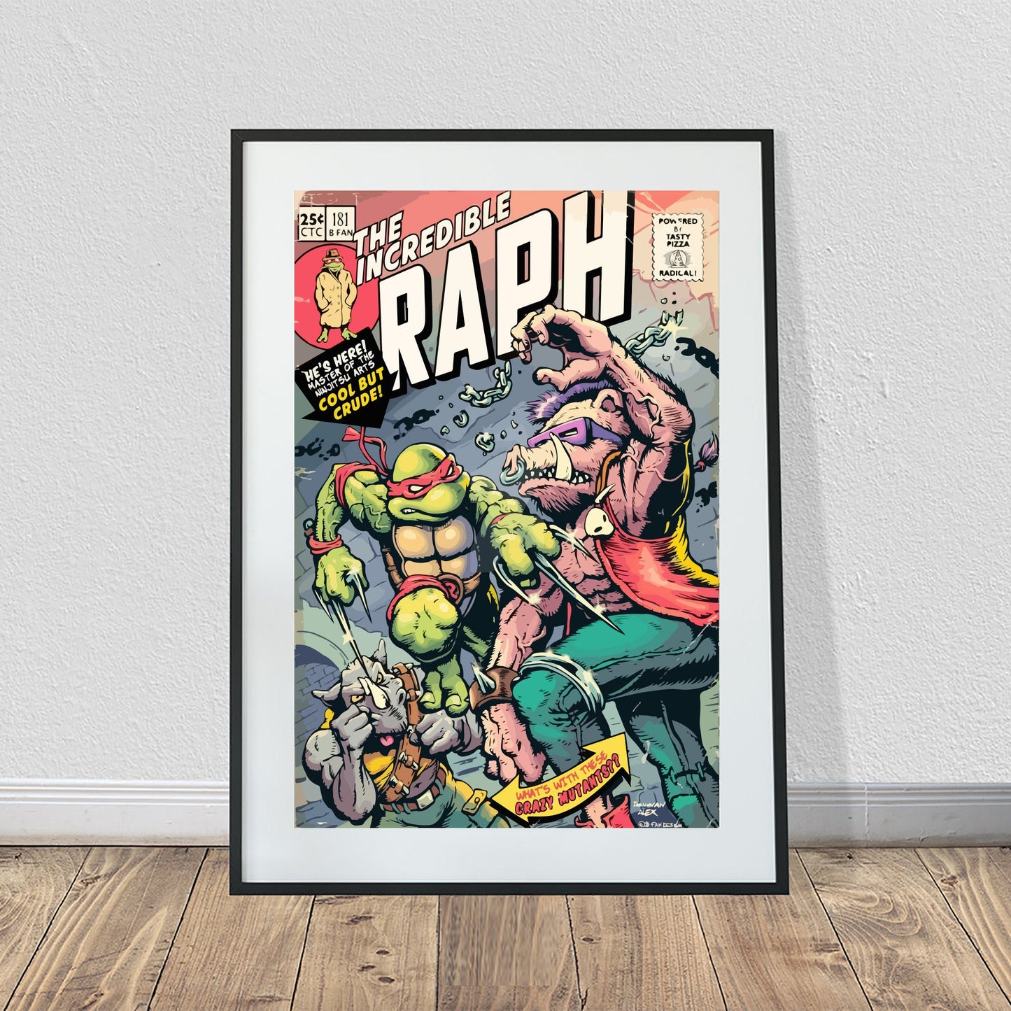 The Incredible Raph Comic Poster (24" x 36")