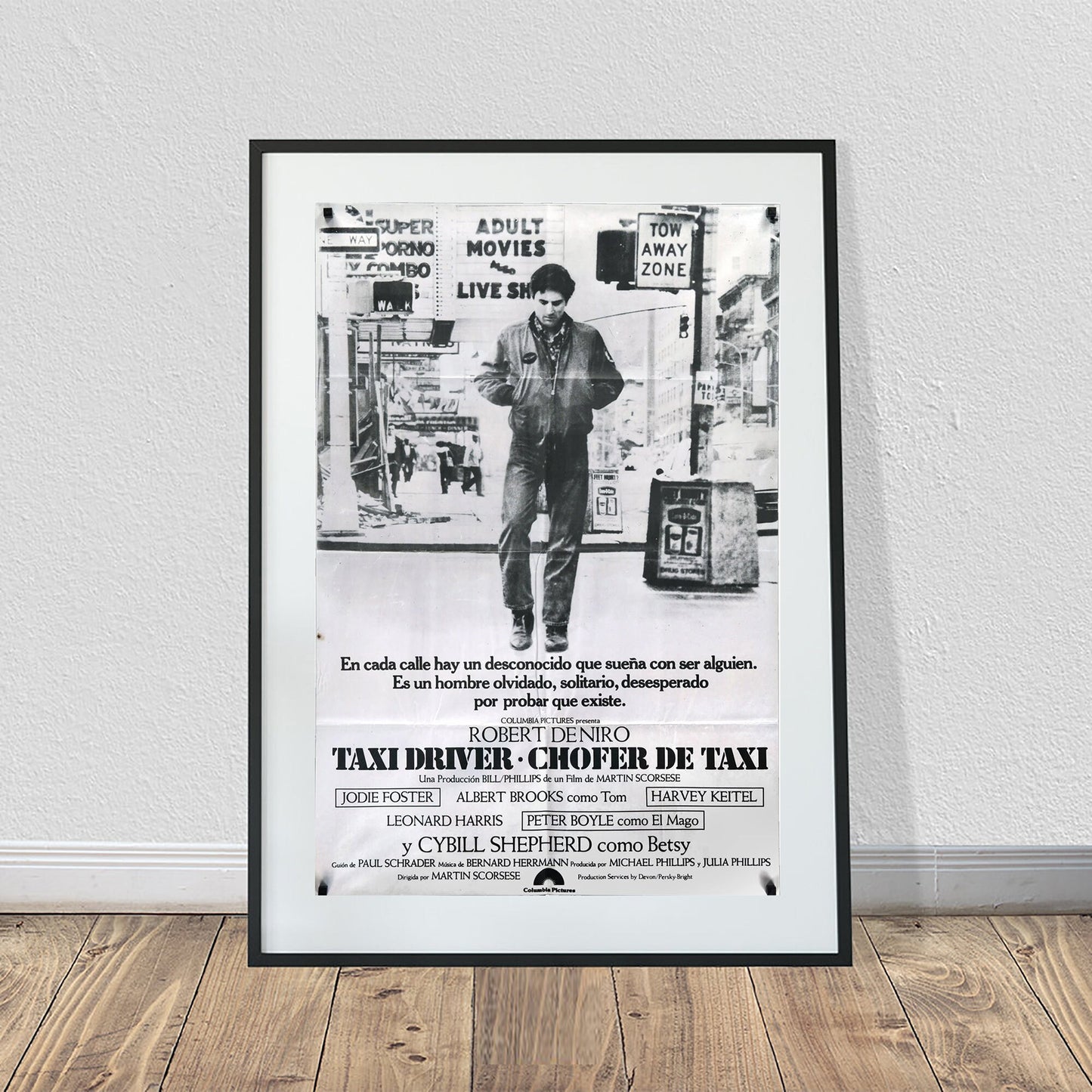 Taxi Driver 1976 Argentinian Movie Poster (24" x 36")