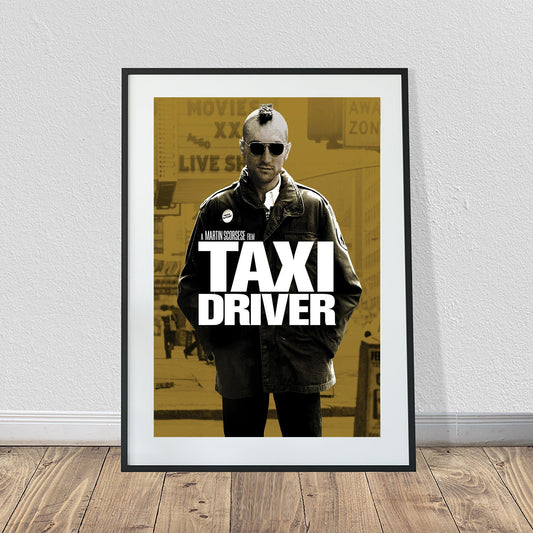 Taxi Driver 1976 Vintage Movie Poster (24" x 36")