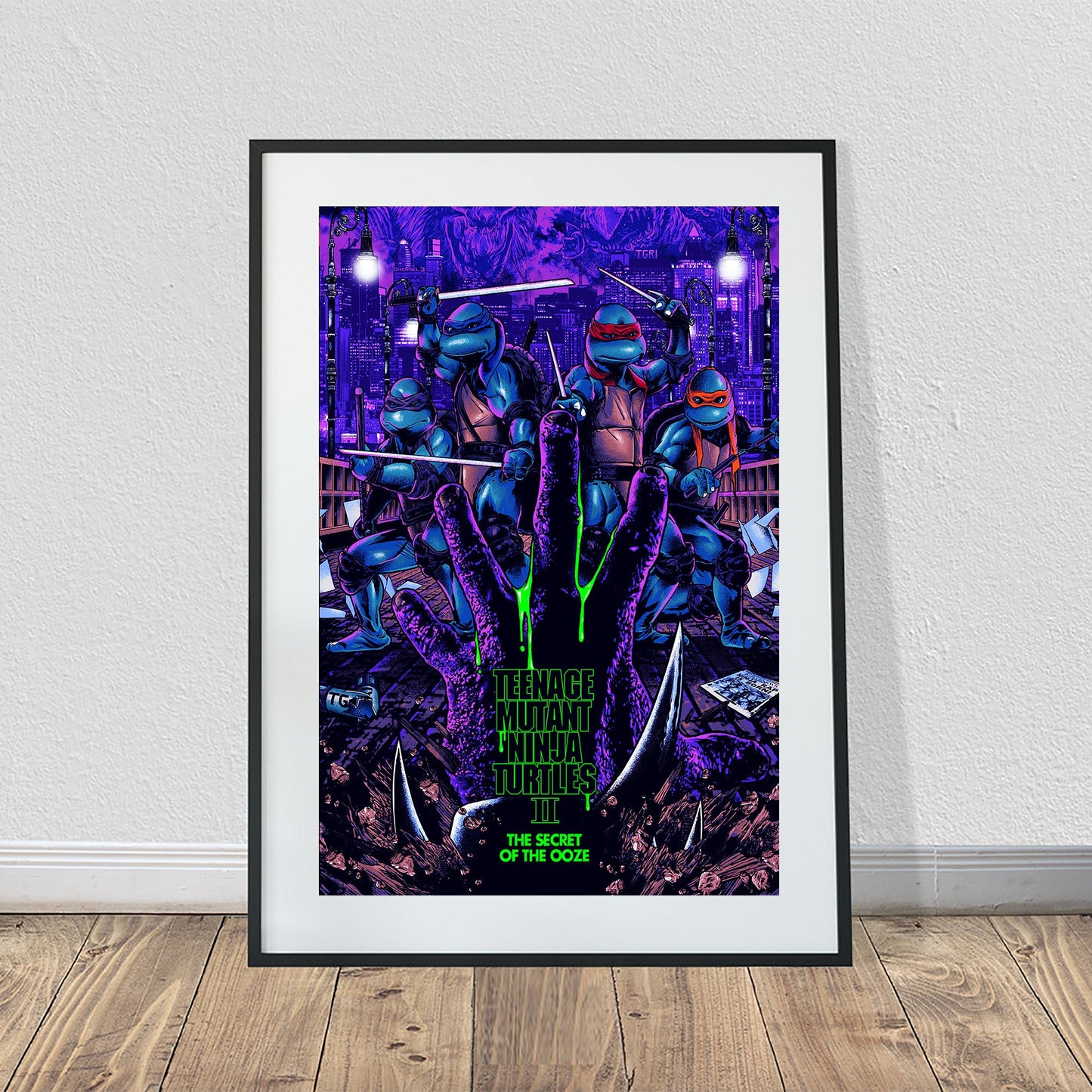 Teenage Mutant Ninja Turtles II Secret of the Ooze Movie Poster (24" x 36")