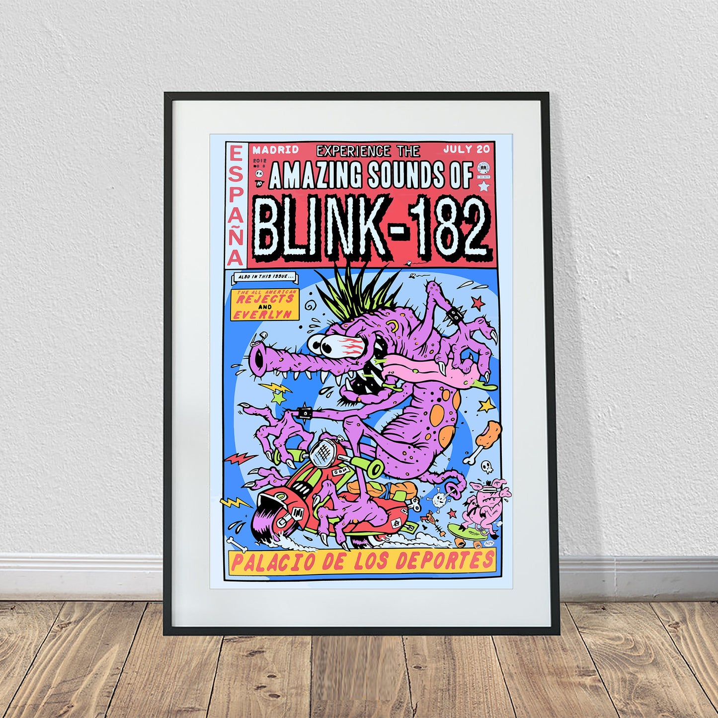 The Amazing Sounds of Blink-182 Spanish Poster (24"x36")