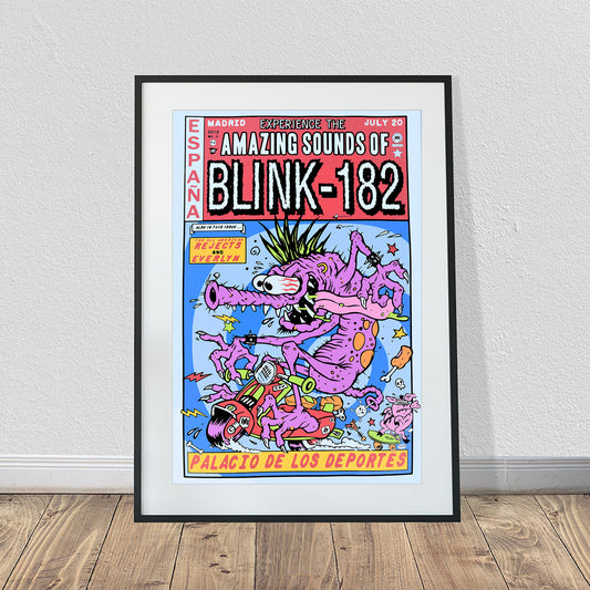 The Amazing Sounds of Blink-182 Spanish Poster (24"x36")