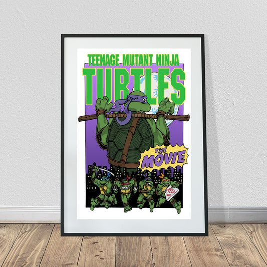 Teenage Mutant Ninja Turtles Movie Animation Poster (24" x 36")