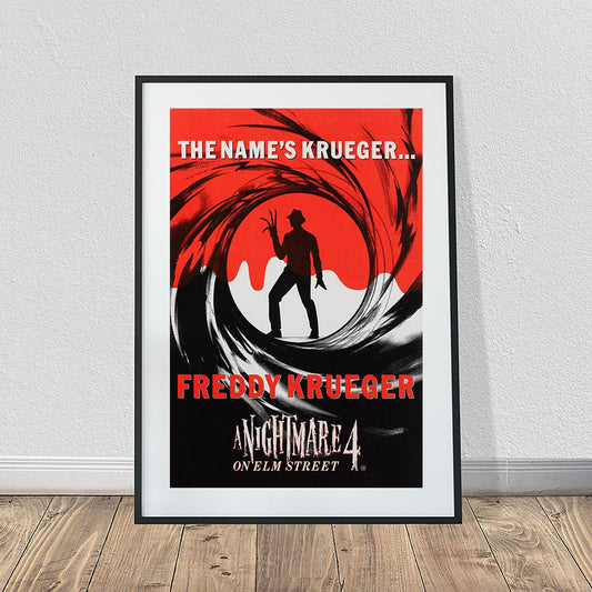 Freddy Kruegar A Nightmare On Elm Street 4 Vintage Poster (24" x 36")