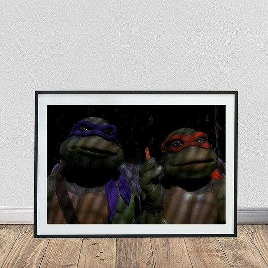 Teenage Mutant Ninja Turtles 1990 Movie Scene Poster (36" x 24")