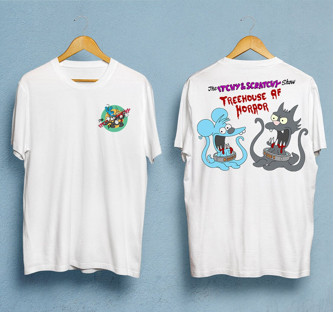 Itchy and Scratchy Treehouse of Horror T-Shirt