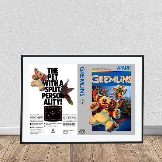 Gremlins Atari Video Game Poster (24" x 36")