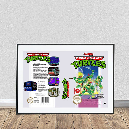 TMNT NES Vintage Cover Poster (24" x 36")