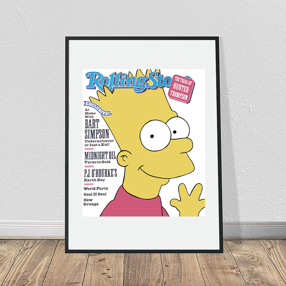 Bartman Rolling Stones Cover Vintage Poster (24" x 36")