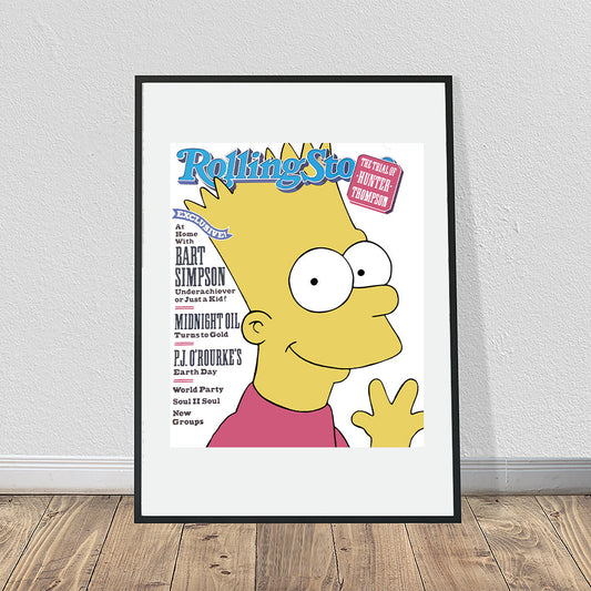 Bartman Rolling Stones Cover Vintage Poster (24" x 36")